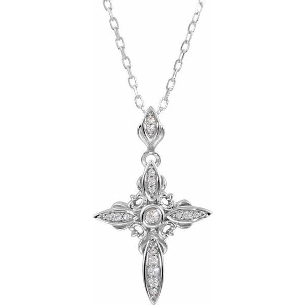 Accented Cross Necklace