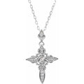 Accented Cross Necklace