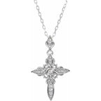 Accented Cross Necklace