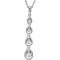 Graduated Teardrop Necklace