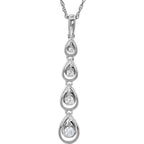 Graduated Teardrop Necklace