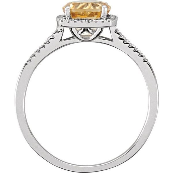 Halo-Style Birthstone Ring - Image 2