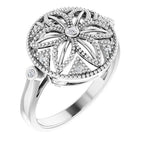 Granulated Filigree Ring