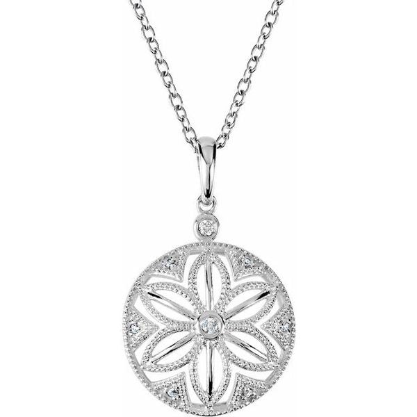 Granulated Filigree Necklace