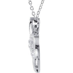Fleur-de-lis Heart Necklace - Image 2