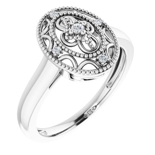 Granulated Filigree Ring