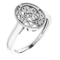 Granulated Filigree Ring