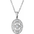 Granulated Filigree Necklace