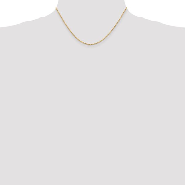 Leslie's 14K 1.5mm Diamond-Cut Rope Chain - Image 4