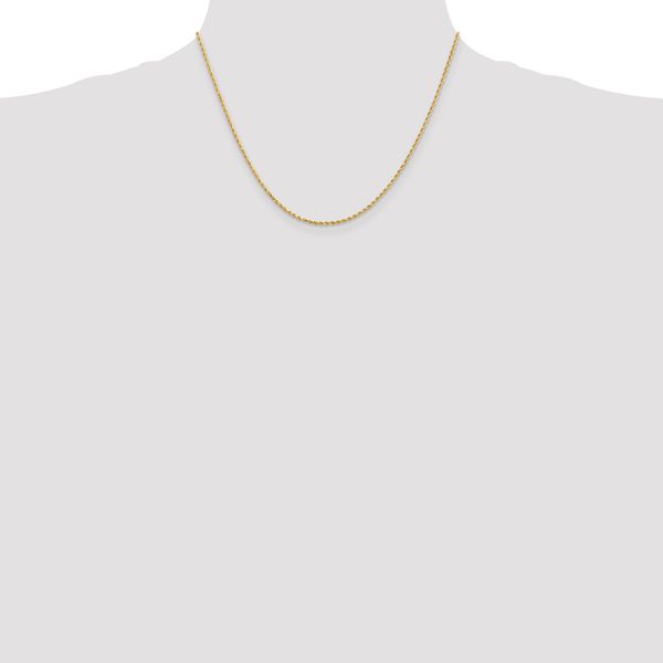 Leslie's 14K 1.5mm Diamond-Cut Rope Chain - Image 4