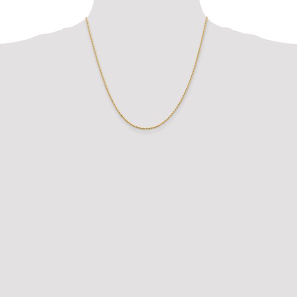 Leslie's 14K 1.5mm Diamond-Cut Rope Chain - Image 4