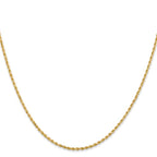 Leslie's 14K 1.5mm Diamond-Cut Rope Chain - Image 2