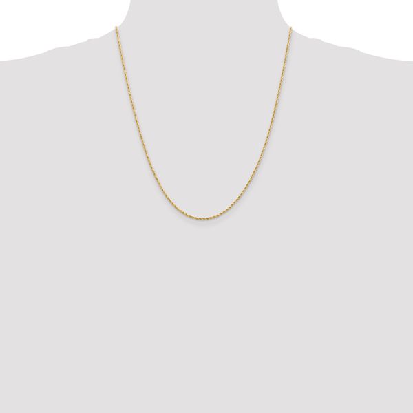 Leslie's 14K 1.5mm Diamond-Cut Rope Chain - Image 4