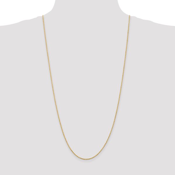 Leslie's 14K 1.5mm Diamond-Cut Rope Chain - Image 4