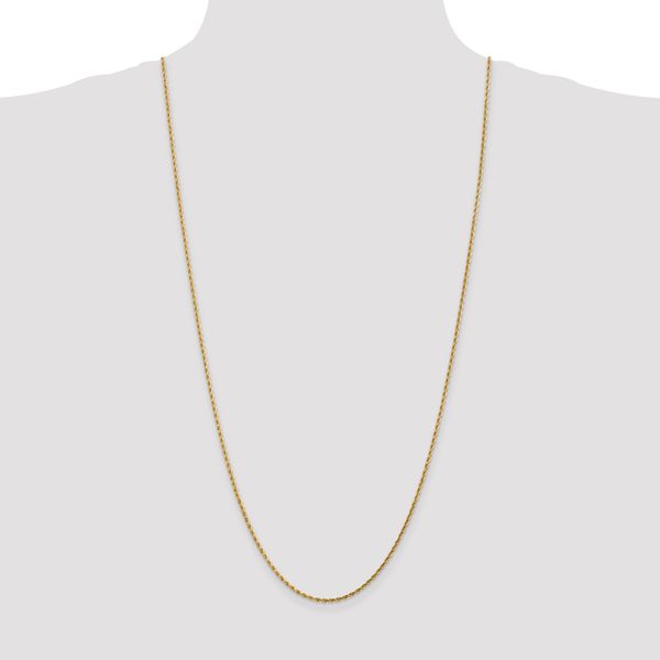 Leslie's 14K 1.75mm Diamond-Cut Rope Chain - Image 4