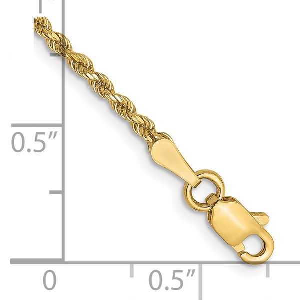 Leslie's 14K 1.75mm Diamond-Cut Rope Chain - Image 2