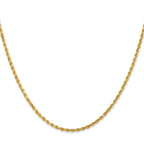 Leslie's 14K 2mm Diamond-Cut Rope Chain - Image 2