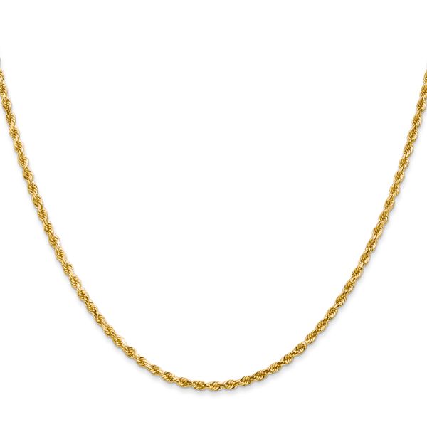 Leslie's 14K 2mm Diamond-Cut Rope Chain - Image 2