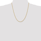 Leslie's 14K 2mm Diamond-Cut Rope Chain - Image 4