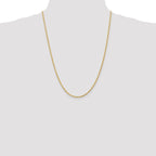 Leslie's 14K 2mm Diamond-Cut Rope Chain - Image 4