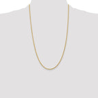 Leslie's 14K 2mm Diamond-Cut Rope Chain - Image 4