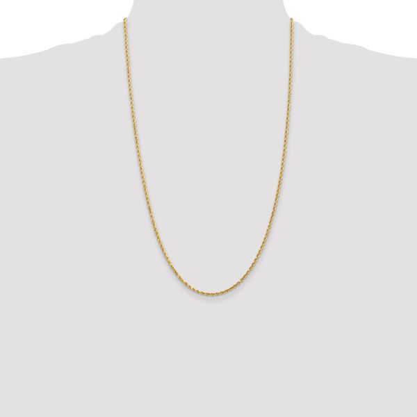 Leslie's 14K 2mm Diamond-Cut Rope Chain - Image 4