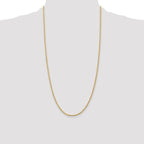 Leslie's 14K 2mm Diamond-Cut Rope Chain - Image 4