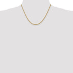 Leslie's 14K 2.5mm Diamond-Cut Rope Chain - Image 4