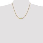 Leslie's 14K 2.5mm Diamond-Cut Rope Chain - Image 4