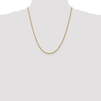 Leslie's 14K 2.5mm Diamond-Cut Rope Chain - Image 4