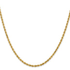 Leslie's 14K 2.5mm Diamond-Cut Rope Chain - Image 2