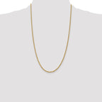 Leslie's 14K 2.5mm Diamond-Cut Rope Chain - Image 4