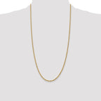 Leslie's 14K 2.5mm Diamond-Cut Rope Chain - Image 4