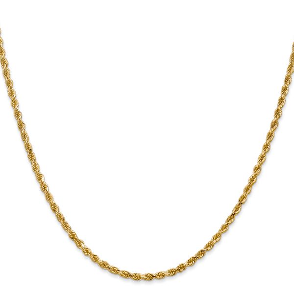 Leslie's 14K 2.5mm Diamond-Cut Rope Chain - Image 2