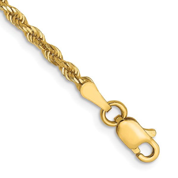 Leslie's 14K 2.5mm Diamond-Cut Rope Chain