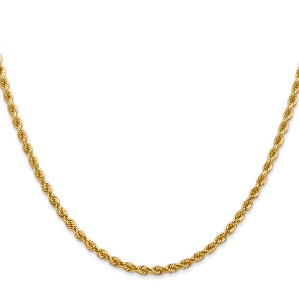 Leslie's 14K 2.75mm Diamond-Cut Rope Chain - Image 2