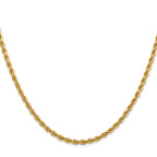 Leslie's 14K 2.75mm Diamond-Cut Rope Chain - Image 2