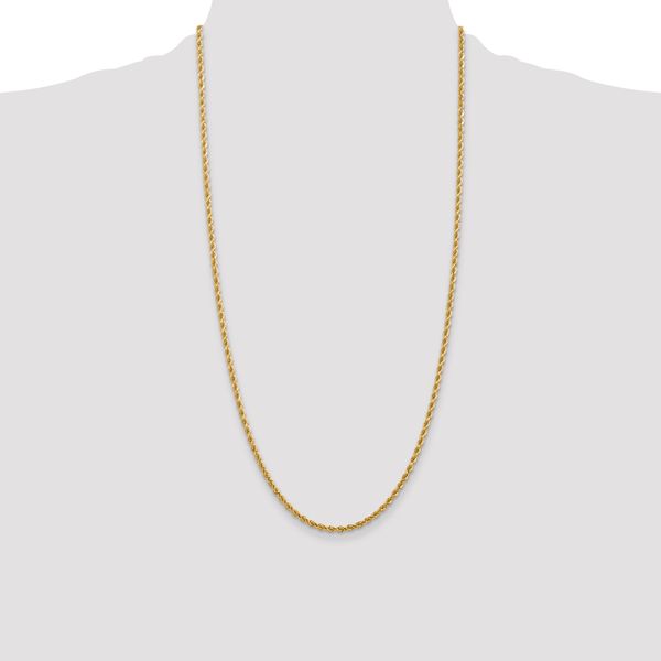 Leslie's 14K 2.75mm Diamond-Cut Rope Chain - Image 4
