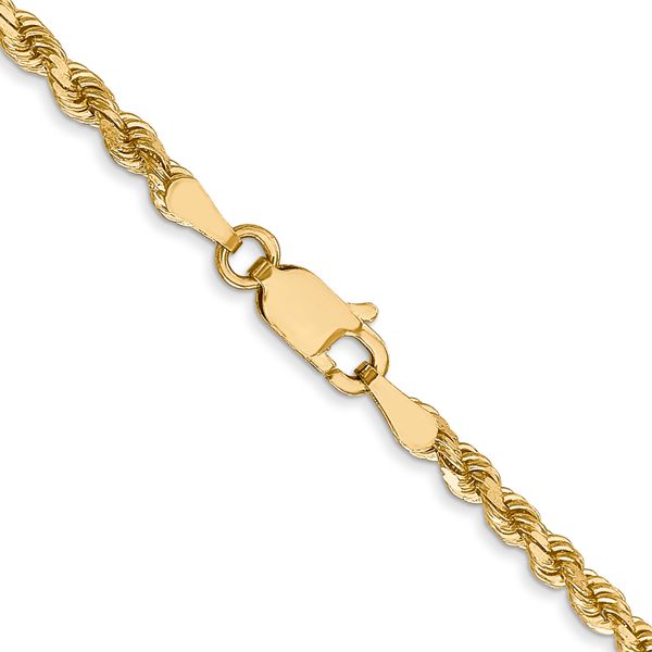 Leslie's 14K 2.75mm Diamond-Cut Rope Chain - Image 3