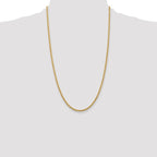 Leslie's 14K 2.75mm Diamond-Cut Rope Chain - Image 4