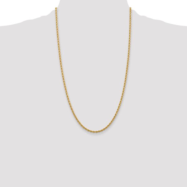 Leslie's 14K 2.75mm Diamond-Cut Rope Chain - Image 4