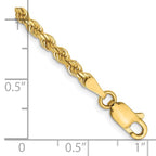 Leslie's 14K 2.75mm Diamond-Cut Rope Chain - Image 2