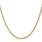 Leslie's 14K 3mm Diamond-Cut Rope Chain - Image 2