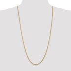 Leslie's 14K 3mm Diamond-Cut Rope Chain - Image 4