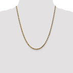 Leslie's 14K 3.5mm Diamond-Cut Rope Chain - Image 4