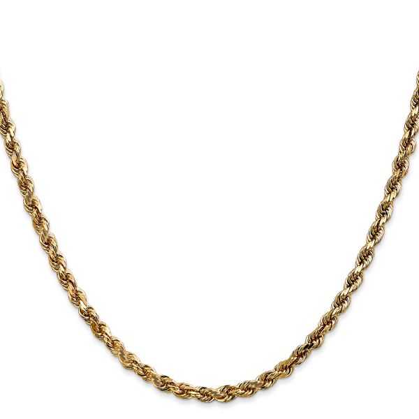 Leslie's 14K 3.5mm Diamond-Cut Rope Chain - Image 2