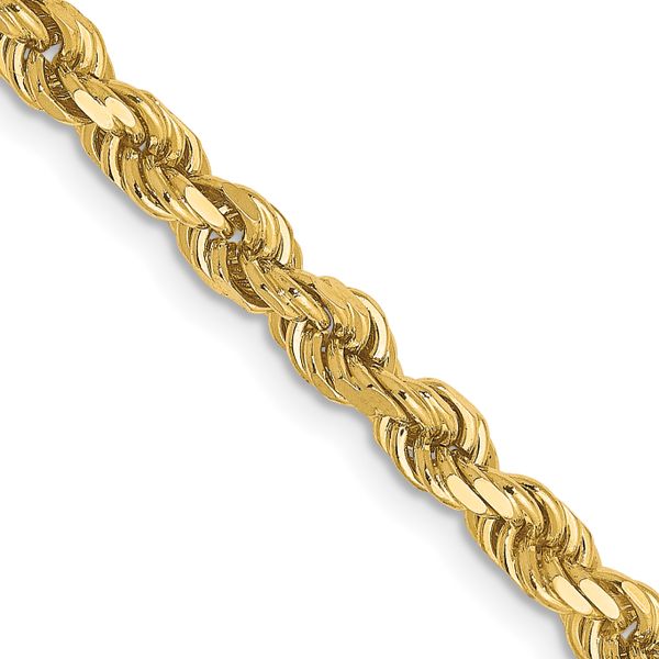 Leslie's 14K 3.5mm Diamond-Cut Rope Chain