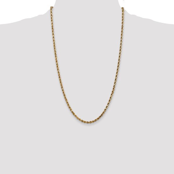 Leslie's 14K 3.5mm Diamond-Cut Rope Chain - Image 4