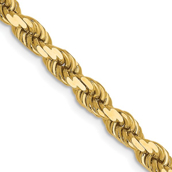 Leslie's 14K 4mm Diamond-Cut Rope Chain