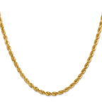Leslie's 14K 4mm Diamond-Cut Rope Chain - Image 2